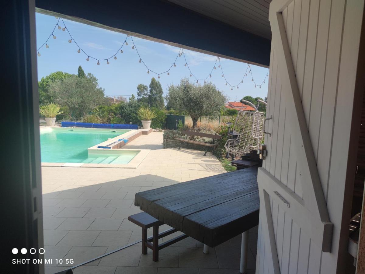 Les Bulles Du Font Blanque Villa Campsas ภายนอก รูปภาพ